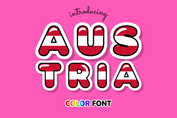 Austria: A Color Font with National Pride