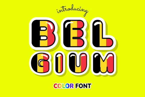 Belgium: A Creative Font with Striking Visual Impact