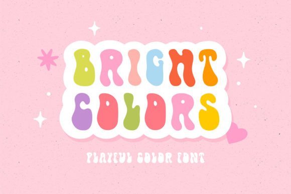Bright Colors: A Font That Feels Like a Celebration