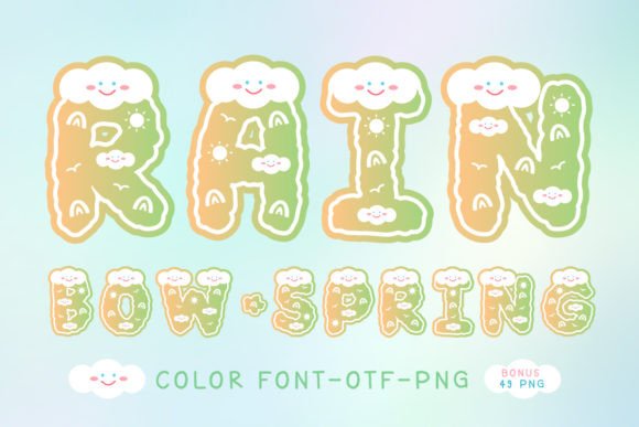 Bringing a Smile to Your Design: The Rainbow Spring Typeface