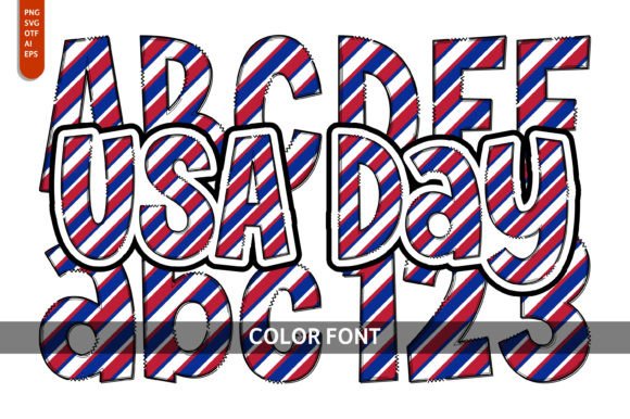 Celebrating American Pride: The USA Day Typeface