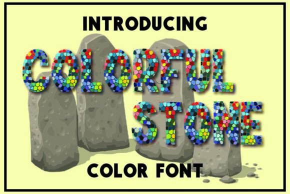 Colorful Stone: A Creative Font for Bold Visuals