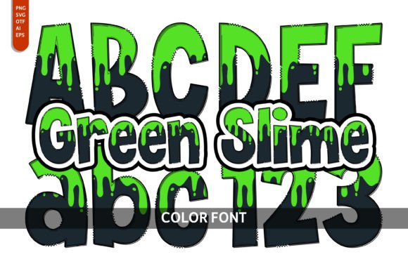 Green Slime: The Playful Display Font That Drips with Character