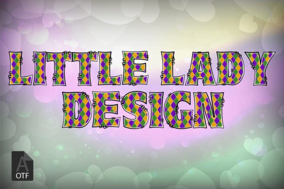 Mardi Gras Plaid: A Festive Font for Bold Designs