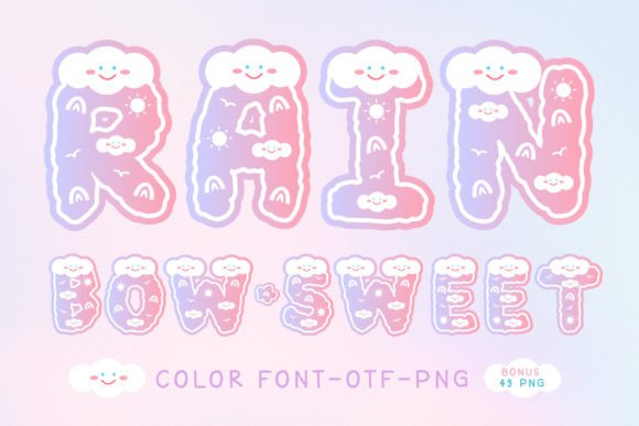 Rainbow Sweet: A Typeface That Captures Pure Joy
