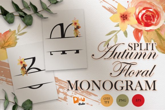Split Monogram Autumn Floral: A Designer's Deep Dive