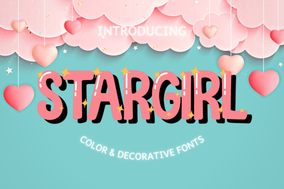Stargirl: A Playful Color Font for Creative Branding