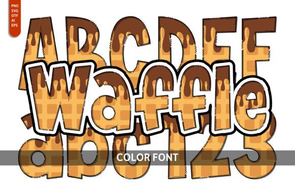 Waffle: The Playful Color Font for Sweet Design Projects