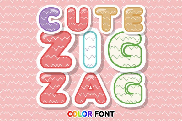 Why Cute Zigzag is Your Go-To Font for Playful, Modern Design